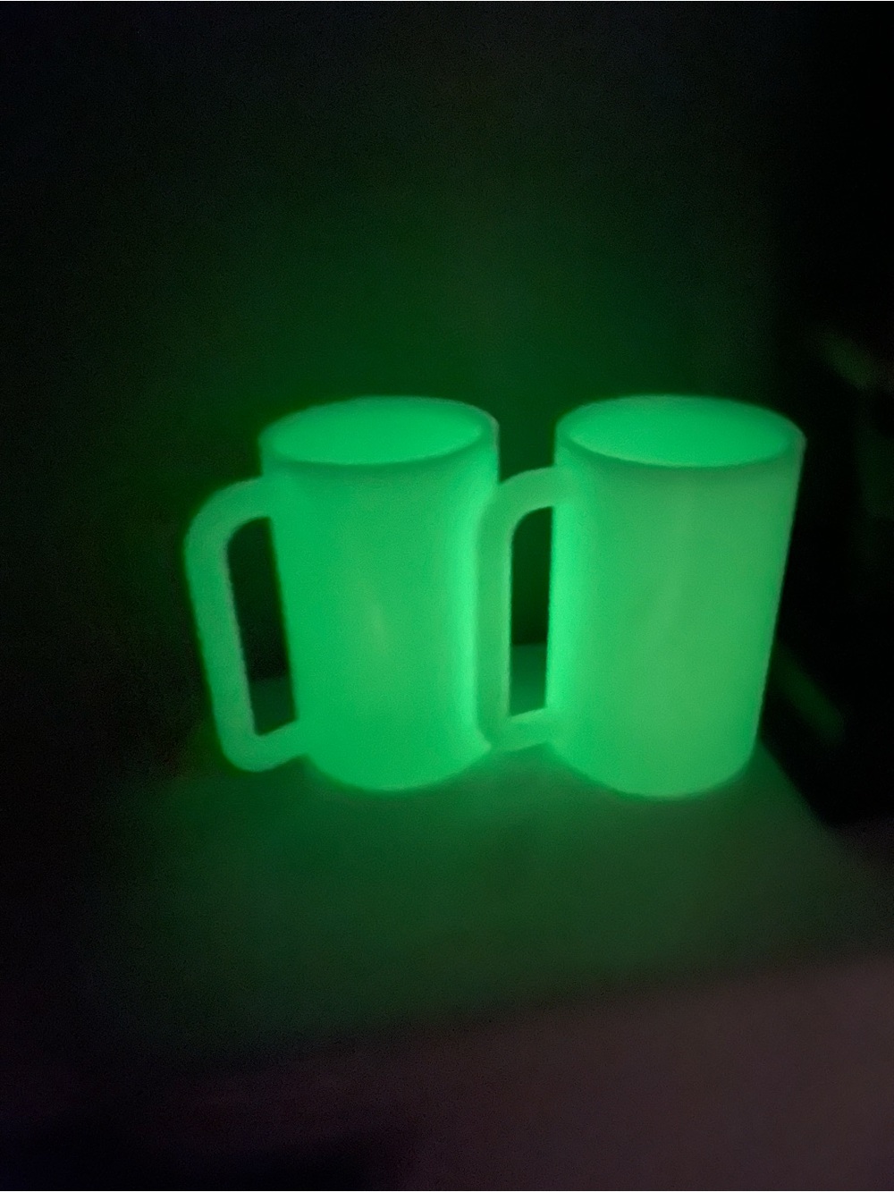Rare Vintage Boy Scout Keco Eagle Camp Mug Set Glow in Dark 405/721-5225